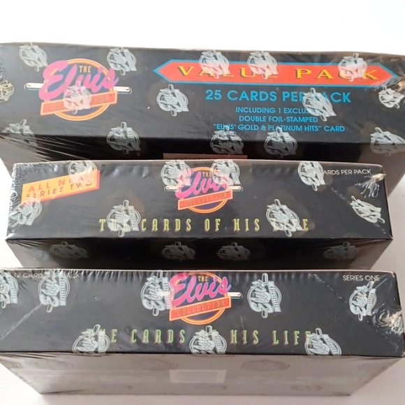 Elvis 3 factory  sealed card sets of his life - Picture 8 of 11